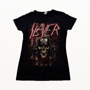 SLAYER - Band Tee - Women's Tee - Tour 2017 - Size S